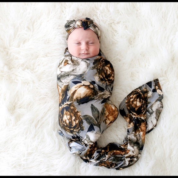 Posh Peanut Accessories New Posh Peanut Paige Peony Floral Swaddle
